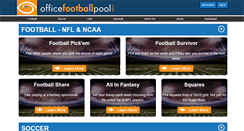 Desktop Screenshot of officefootballpool.com