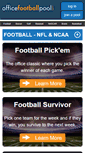 Mobile Screenshot of officefootballpool.com